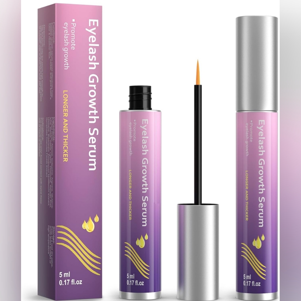 Lash Serum: Eyelash Growth Serum Gentle Natural Vegan